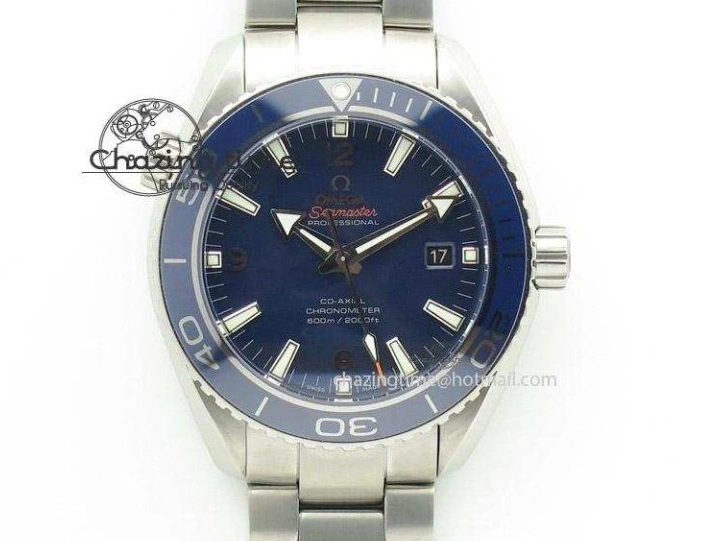 1230 Trendsetting De Ville Power Reserve SS MKF 1:1 Best Edition Blue Textured Dial on Black Leather Strap A 7742